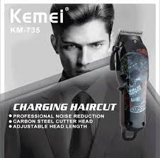 Máquina Cortar Cabelo Kemei Km-735 Profissional - Imagem 4